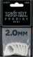 PRODIGY WHITE 3S MINI 2.0 MM PICKS 6-PACK