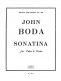 BODA JOHN - SONATINA FOR TUBA & PIANO 