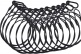 Pack De 12 Elingues De Sécurité 3 mm 75 cm Noir