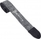 PAISLEY DENIM STRAP, BLACK
