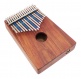 KALIMBA TREBLE 17 NOTES BOX-RESONATOR + PICKUP