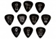 Joe Satriani Guitar Picks Black 10 Pack Heavy