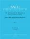 BACH J.S. - WIE SCHON LEUCHTET DER MORGENSTERN CANTATE BWV 1 - CHANT, PIANO