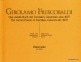 FRESCOBALDI G. - THE SECOND BOOK OF TOCCATAS, CANZONI ETC. - ORGUE