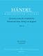 HAENDEL G.F. - RICCARDO PRIMO, RE D'INGHILTERRA HWV 23 - VOCAL SCORE