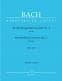 BACH J.S. - BRANDENBURG CONCERTO N°2 F MAJOR BWV 1047 - SCORE