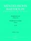 MENDELSSOHN BARTHOLDY F. - SYMPHONY ITALIAN IN A MAJOR OP.90 - SCORE