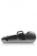 4/4 HIGHTECH CONTOURED VIOLIN CASE - SILVER CARBON LOOK