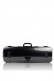 4/4 HIGHTECH OBLONG VIOLIN CASE WITH POCKET - BLACK CARBON LOOK