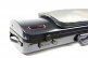 4/4 HIGHTECH OBLONG VIOLIN CASE WITH POCKET - BLACK CARBON LOOK
