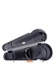 LA DEFENSE HIGHTECH CONTOURED VIOLA CASE - BRUSHED ALUMINUM