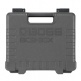 BCB-30X MOLDED PLASTIC CARRY CASE FOR GUITAR PEDALS (FOR 3 PEDALS)