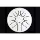 BRE-MULTIB - STEEL TONGUE DRUM ELECTRO-ACOUSTIC MULTISCALE WHITE