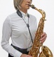 CABLE DE CUERO PER SAXOFONE - GANCHO - TAMANO S
