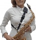 S03M - CORREIA DE OMBRO SAXOFONE (METAL HOOK)