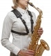 S41CMSH - SAXOPHONE HARNESS ALTO / TENOR / BARITONE CONFORT FEMALE (METAL SNAP HOOK)