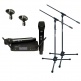 PACK MICRO DOUBLE UHF + 2 PIEDS
