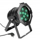 PAR 56 CAN 3W BS - THREE-COLOR LED PAR PROJECTOR (RGB) - 9 X 3 W - BLACK BOX