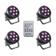 RAIZ PAR 4 CONJUNTO 1 - CONJUNTO COMPOSTO POR 4 X CLROOTPAR4 COM CONTROLE REMOTO INFRAVERMELHO