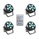 RAIZ PAR 6 CONJUNTO 1 - CONJUNTO COMPOSTO POR 4 X CLROOTPAR6 COM CONTROLE REMOTO INFRAVERMELHO