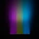 TRIBAR 400 IR - BARRA LED TRICOLORE (RGB), 24 X 3 W, SCATOLA NERA, CON TELECOMANDO A INFRAROSSI