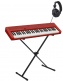 CT-S1 red with his stand and his headphone