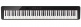 Privia PX-S1100 BK avec Stand