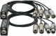 CATLINK AES 2/2 CH IN/OUT SET, CLAES-MINI22A + CLAES-MINI22B, 2X ETHERCON F / 4X XLR 3 BROCHES F/M