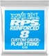 .008 RPS REINFORCED PLAIN ELECTRIC GUITAR STRINGS