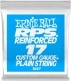 .017 RPS REINFORCED PLAIN ELECTRIC GUITAR STRINGS