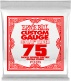 .075 LONG SCALE NICKEL WOUND ELECTRIC GUITAR STRINGS