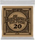 .020 EARTHWOOD 80/20 BRONZE ACOUSTIC GUITAR STRINGS