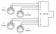 DMX ADAPTER - RJ45 4 XLR FEMALE 5 POINTS 70 CM
