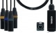 ADAPTATEUR DMX - RJ45 4 XLR MLES 3 POINTS 70 CM