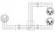 Câble Y Bretelle XLR Femelle/2 XLR Mâles 30 CM