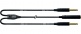 CABLE AND SHOULDER STRAP MONO JACK MONO FEMALE/2 JACK MONO MALE 30 CM