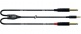 AUDIO CABLE MINIJACK STEREO - 2 MONO JACK 90 CM