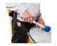 PADDED NYLON WAIST STRAP - 2 OPEN HOOKS