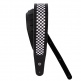HYBRID LEATHER GUITAR STRAP, CHECKERED