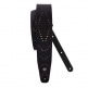 VENTED LEATHER GUITAR STRAP, STAR DUST