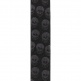 WOVEN GUITAR STRAP, SKULLS BLACK TUBULAR