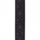 WOVEN GUITAR STRAP, MONTEREY BLACK TUBULAR