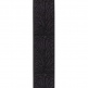 WOVEN GUITAR STRAP, LIGHTNING BLACK TUBULAR