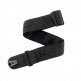 PAD LOCK WOVEN GUITAR STRAP, LIGHTNING BLACK TUBULAR