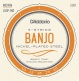 EJ61 Jeu Nickel pour Banjo 5 Cordes 10-23 Medium