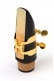 H-LIGATURE & CAP - BB CLARINET GOLD PLATED