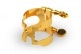 H-LIGATURE & CAP - SOPRANO SAX GOLD PLATED