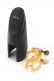 Ligature H et Couvre-bec Saxophone Ténor (becs Métal Type Otto Link) Doré