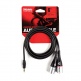 Custom Series 1/8 To Dual XLR Audio Cable