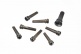 EBONY BRIDGE PINS WITH END PIN SET EBONY